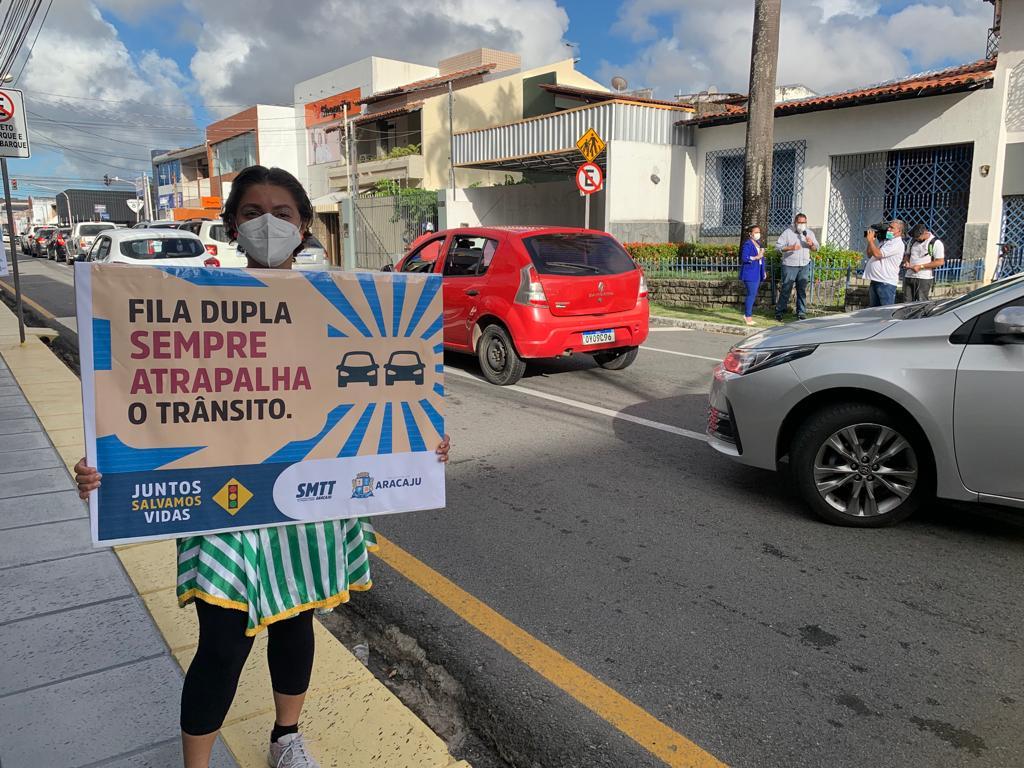SMTT programa ações educativas para retorno das aulas da rede municipal - SMTT Aracaju